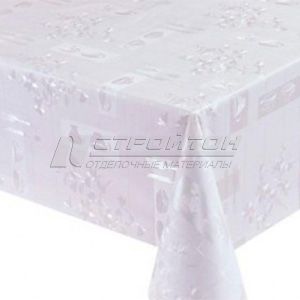 Клеенка BOGEMA ZG-8237N шелкография молочный на тканой осн. 0,28ммx1,37x20м