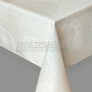 Клеенка BOGEMA ZG-8421N шелкография молочный на тканой осн. 0,28ммx1,37x20м